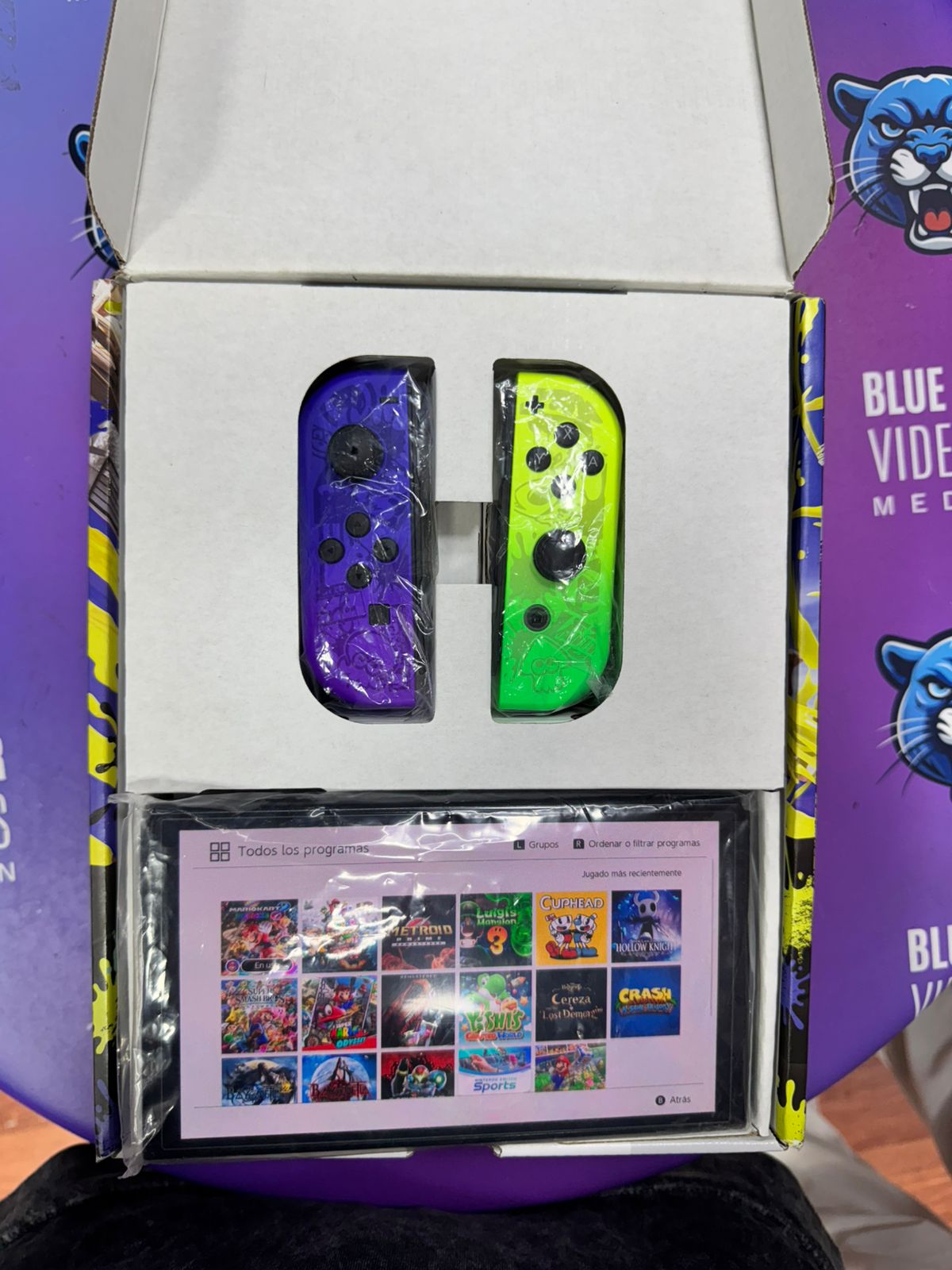 Switch Oled Version Splatoon con juegos (128GB)