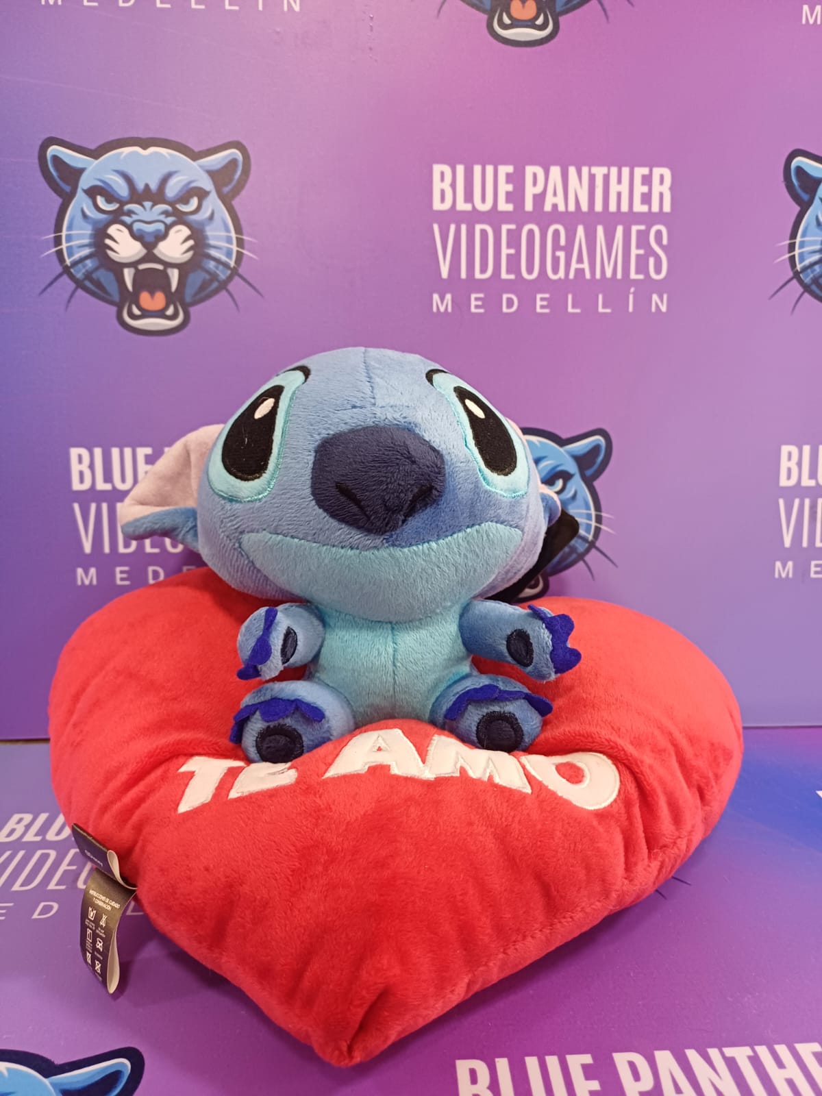 Stitch Peluche Original Disney -Te amo