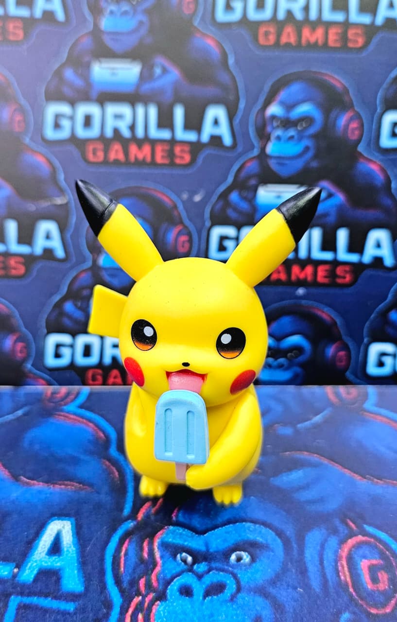 Pikachu con paleta