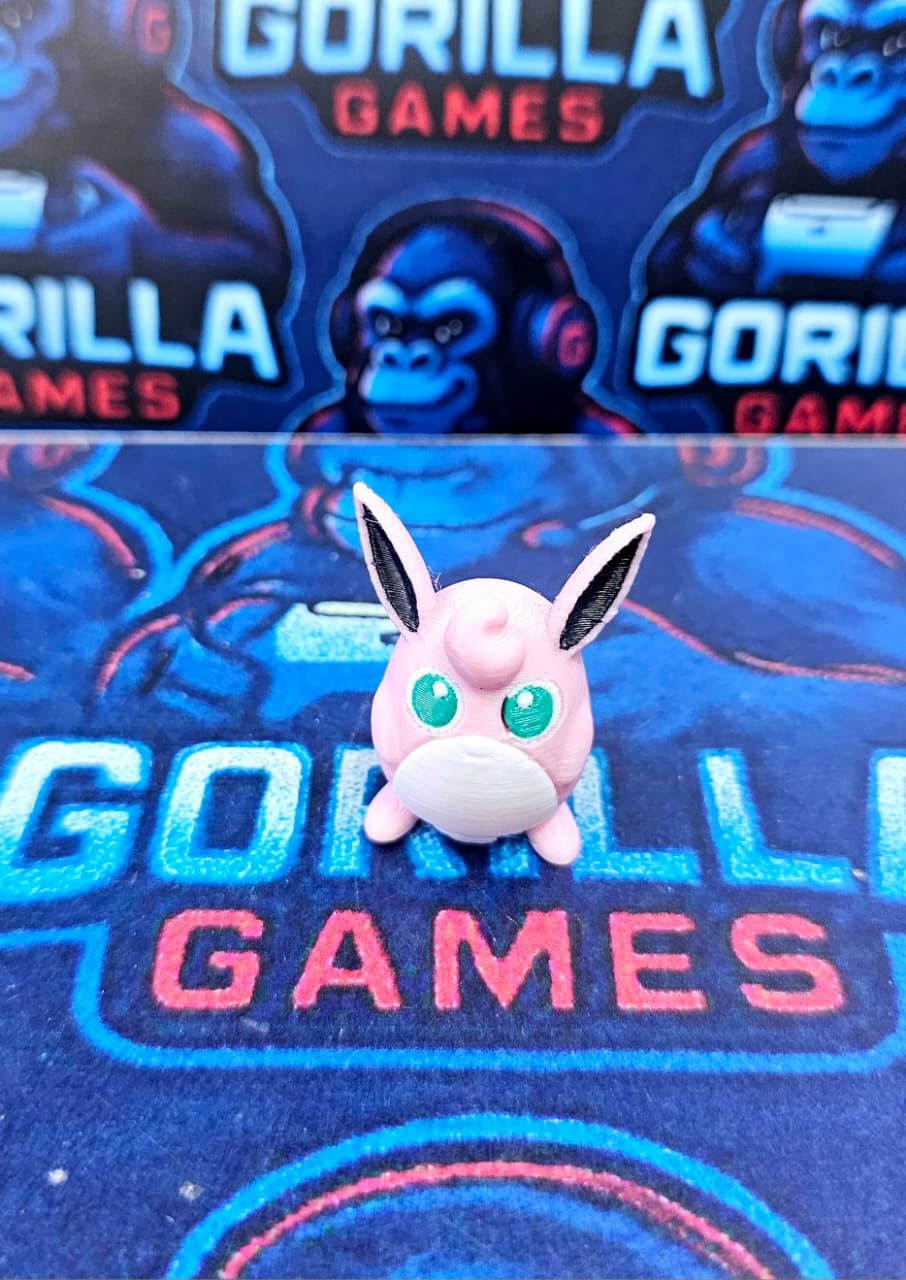 Jigglypuff pokemon en 3D