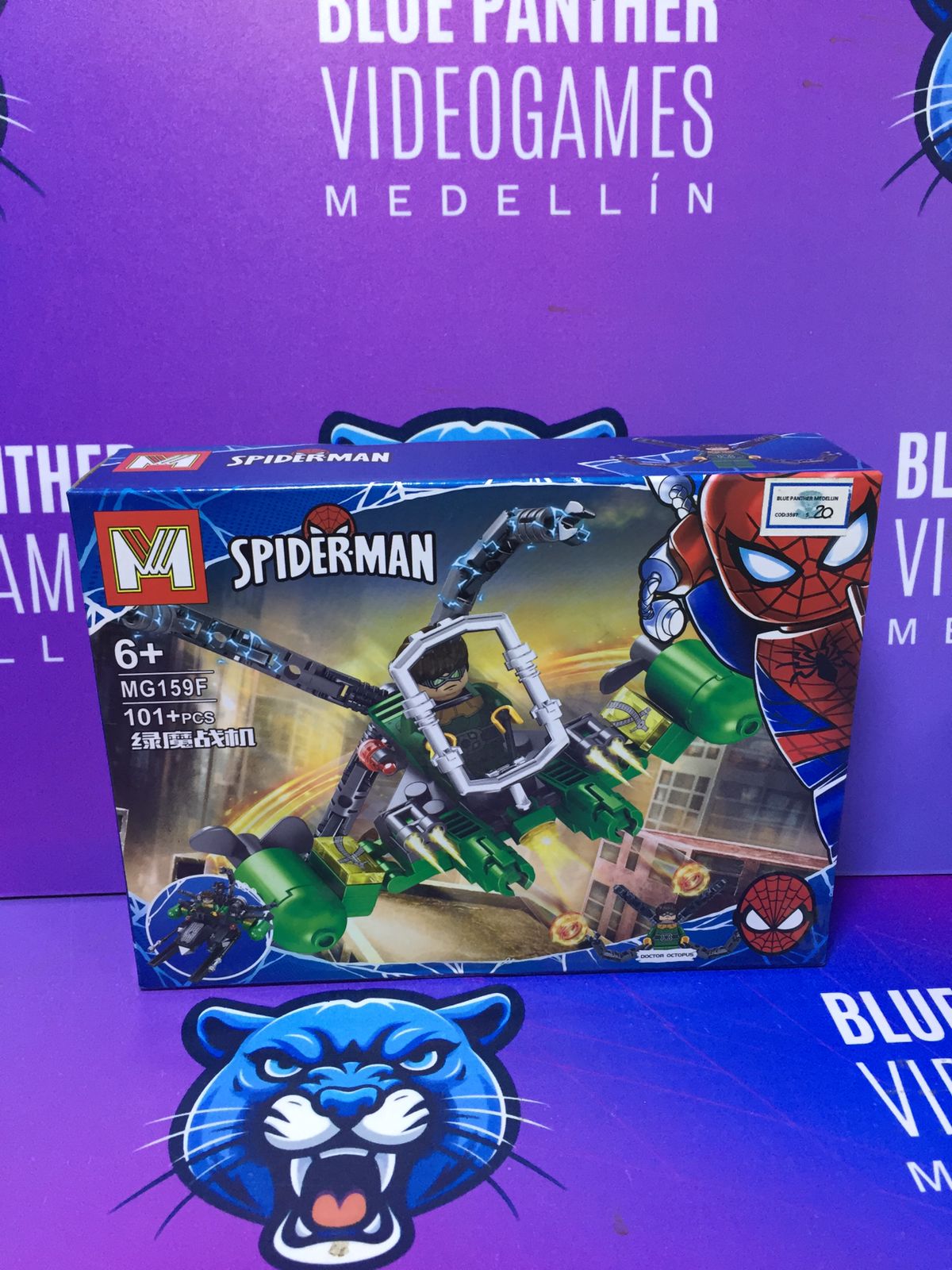 Mini figura spider man x7