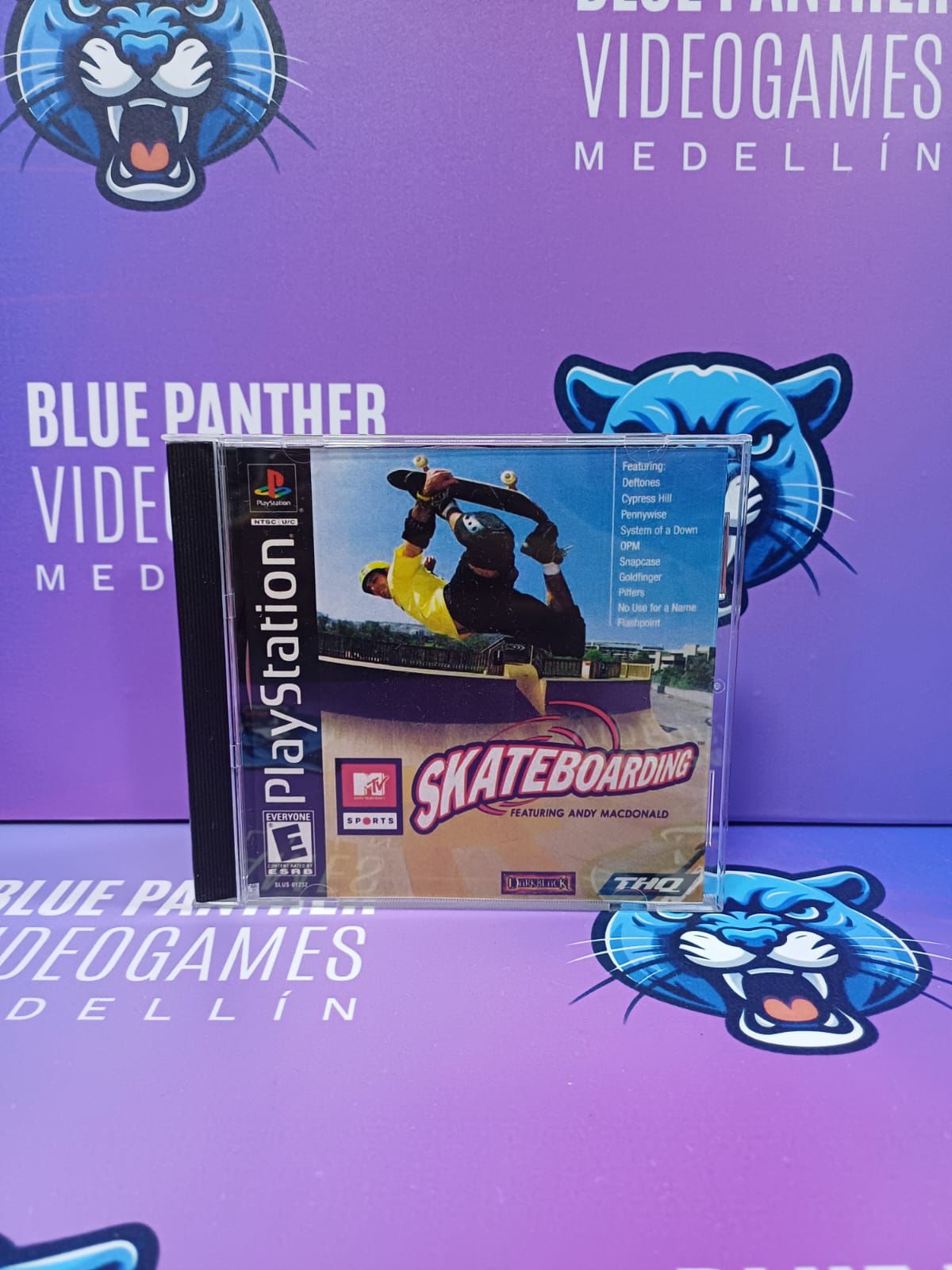 MTV Skateboarding - Playstation 1 Juego original label custom