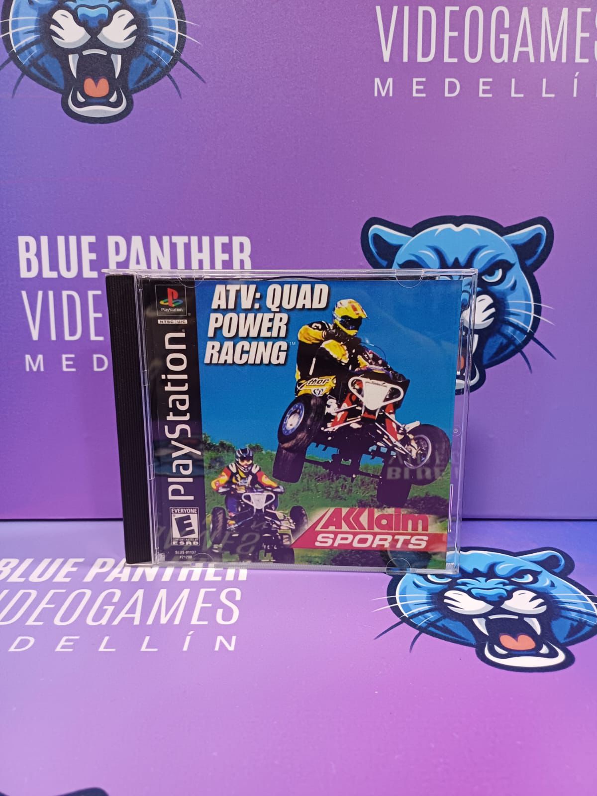 ATV Quad Power Racing - Playstation 1 Juego original label custom