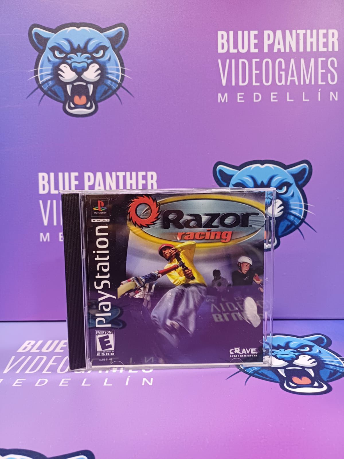 Razor Racing - Playstation 1 Juego original label custom
