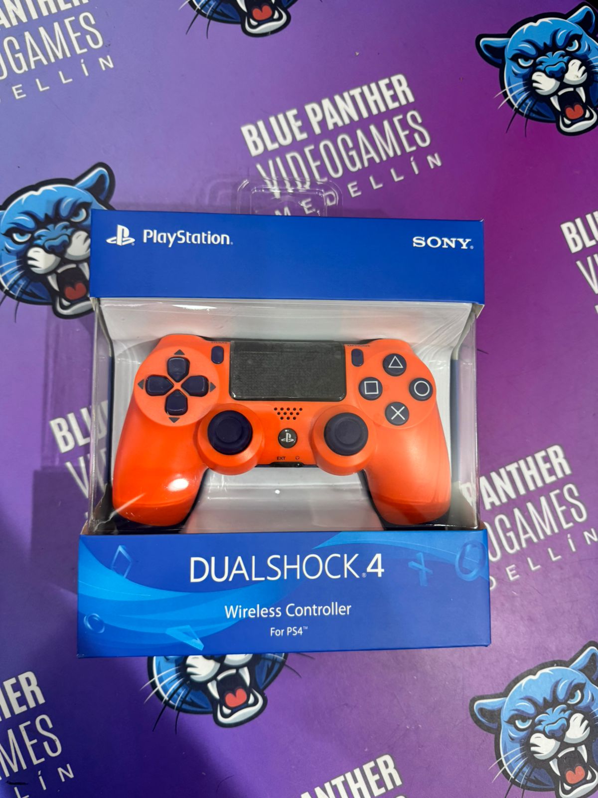 Control PS4 Naranja Genérico