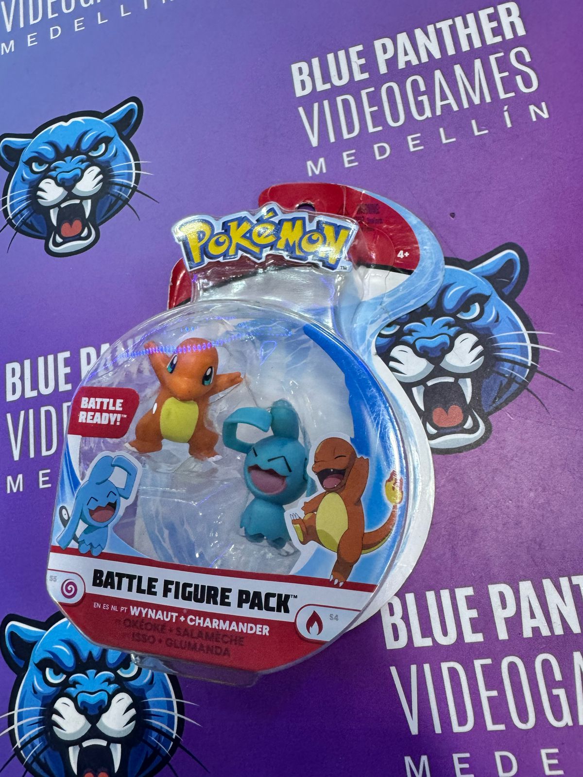 Figura Wynaut + Charmander