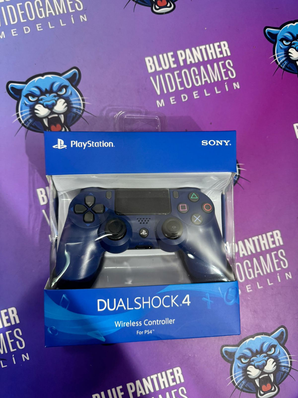 Control PS4 Azul Oscuro Genérico