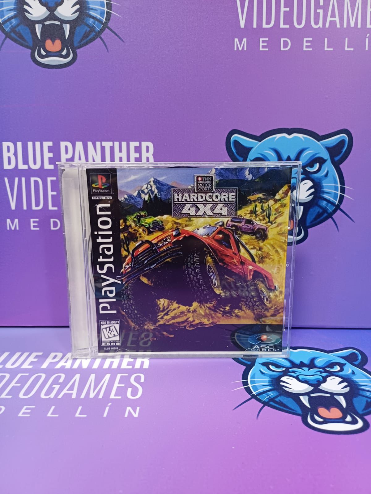 Hardcore 4x4 - Playstation 1 Juego original label custom