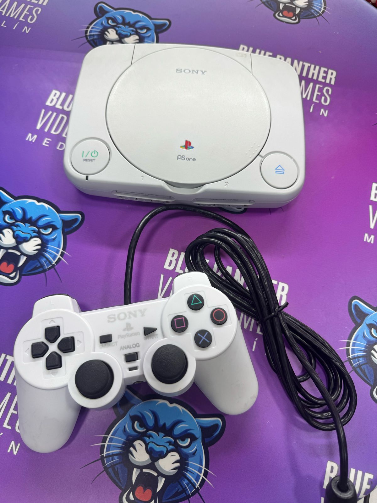 Playstation 1 Slim con 2 controles