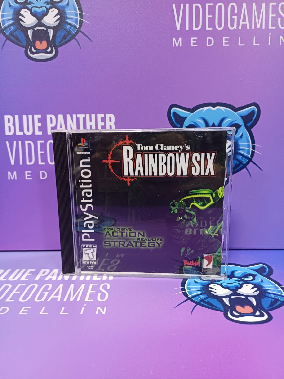Rainbow Six - Playstation 1 Juego original label custom