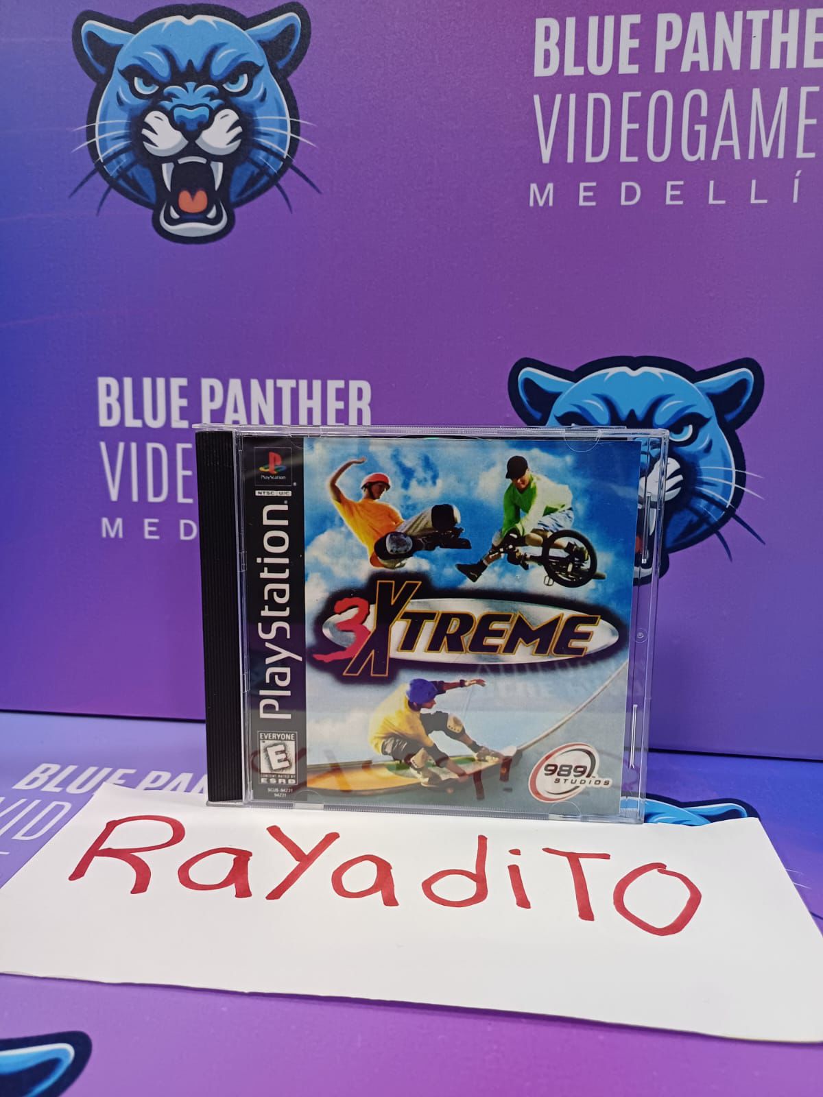 3 Xtreme - Playstation 1 Juego original label custom