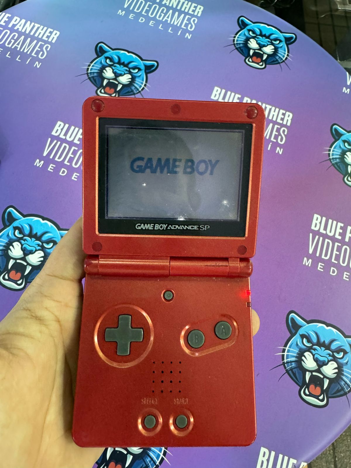 Game Boy SP 001 Rojo