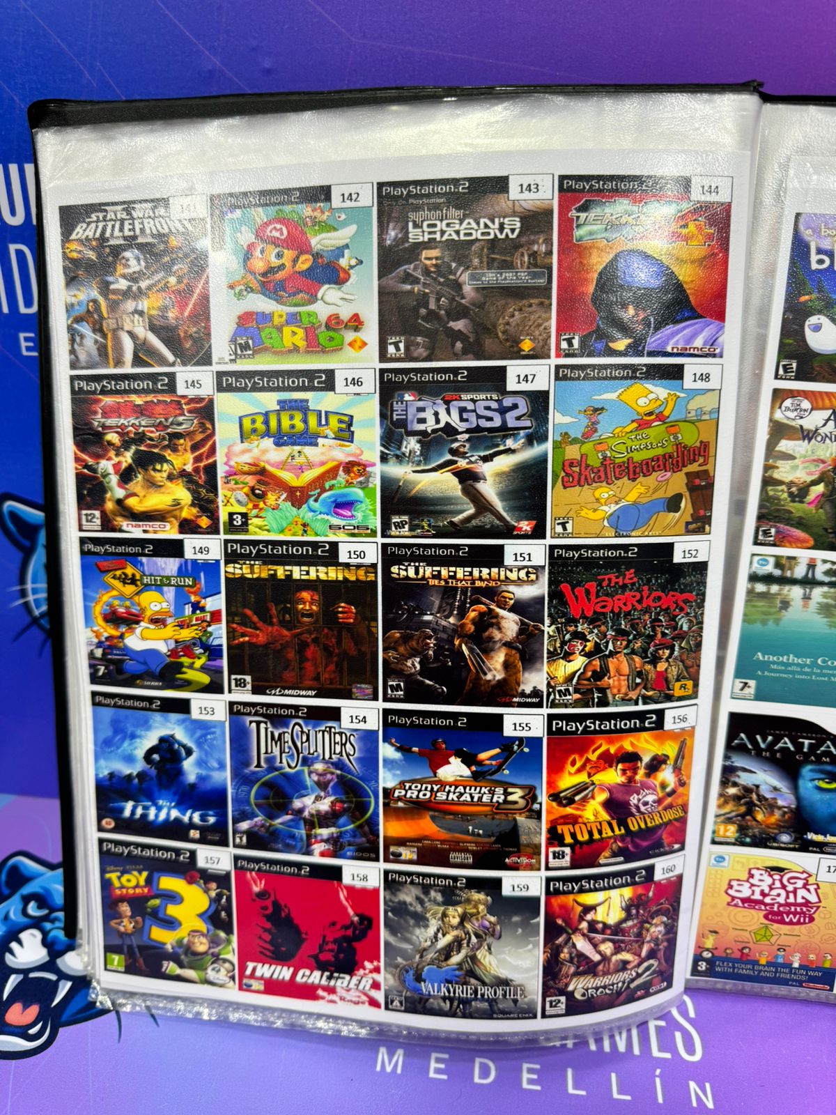 Catálogo juegos grabados en cd ps2