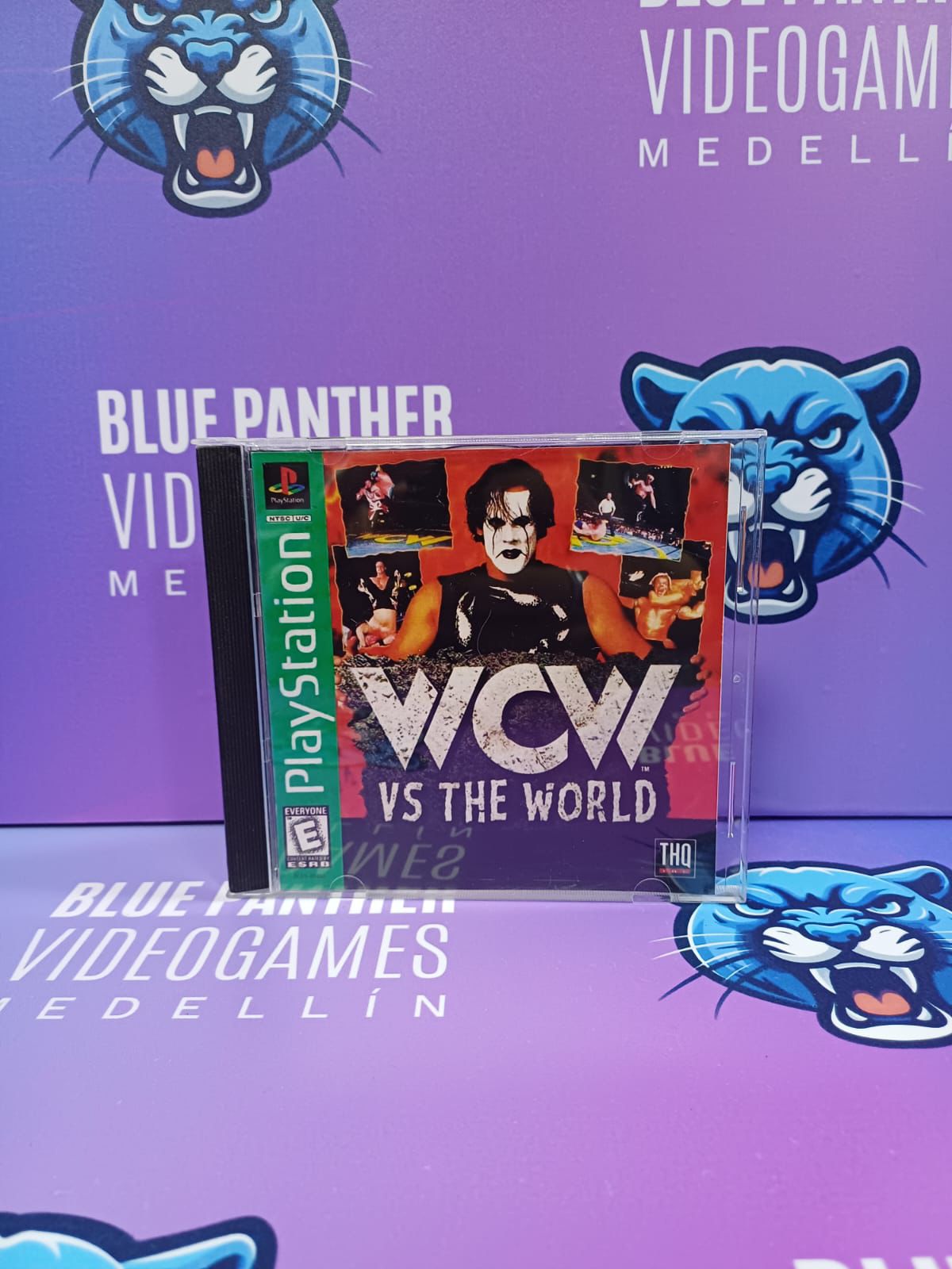 WCW Vs The World - Playstation 1 Juego original label custom