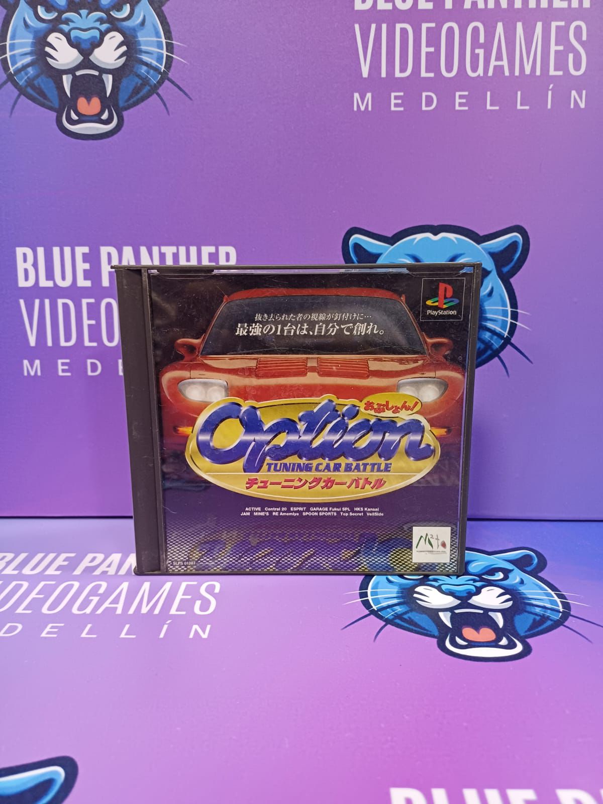 Option tuning Car Battle Japonés - Playstation 1 Juego original label custom