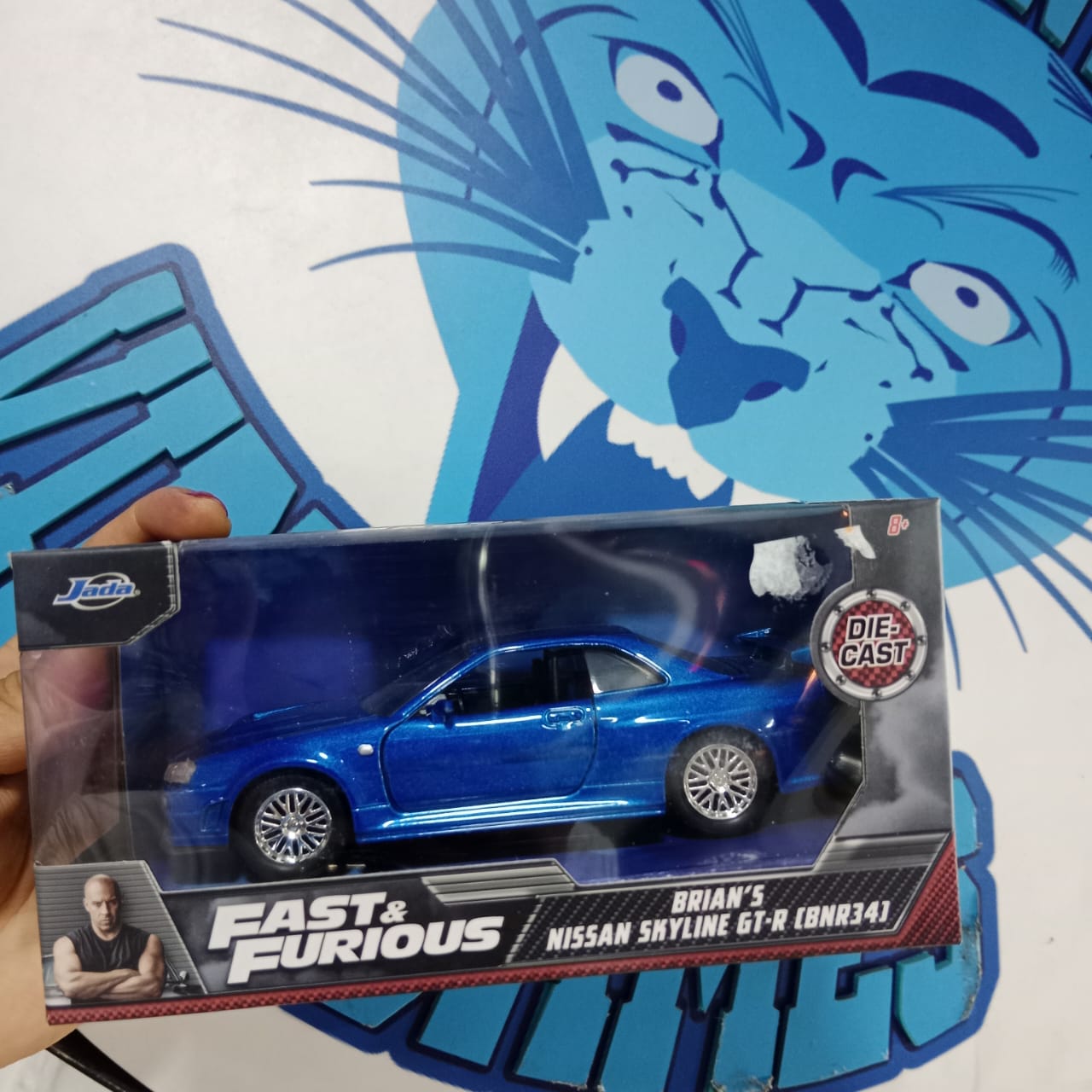 1-32 Nissan Skyline GT R34 Azul