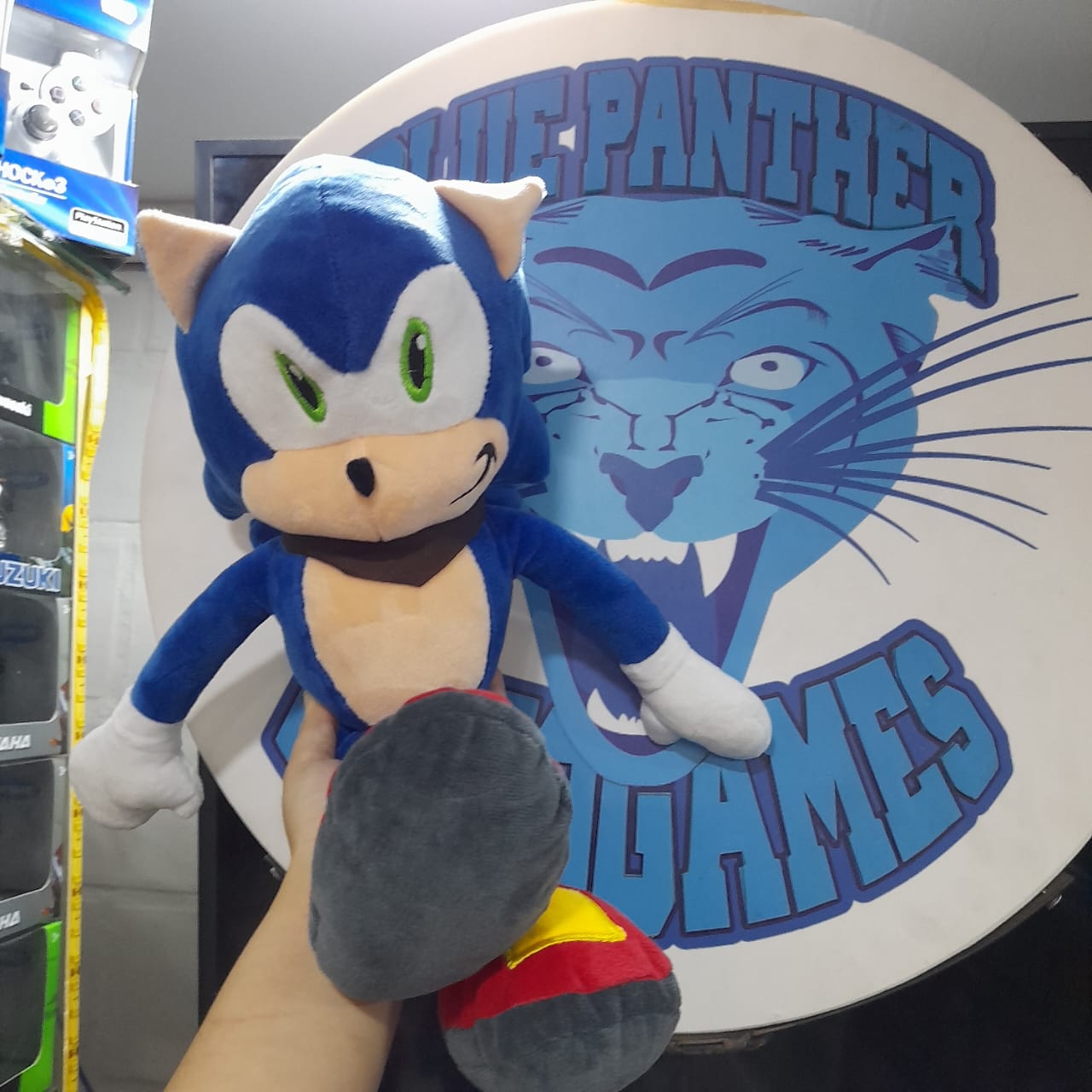 Peluche Sonic original azul grande – bluepanthervideogames