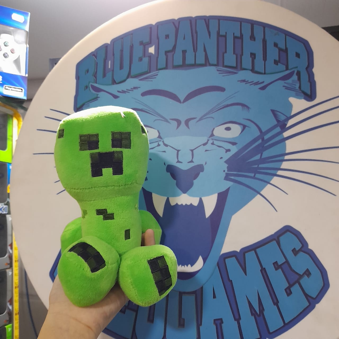 Peluche Creeper Minecraft – bluepanthervideogames