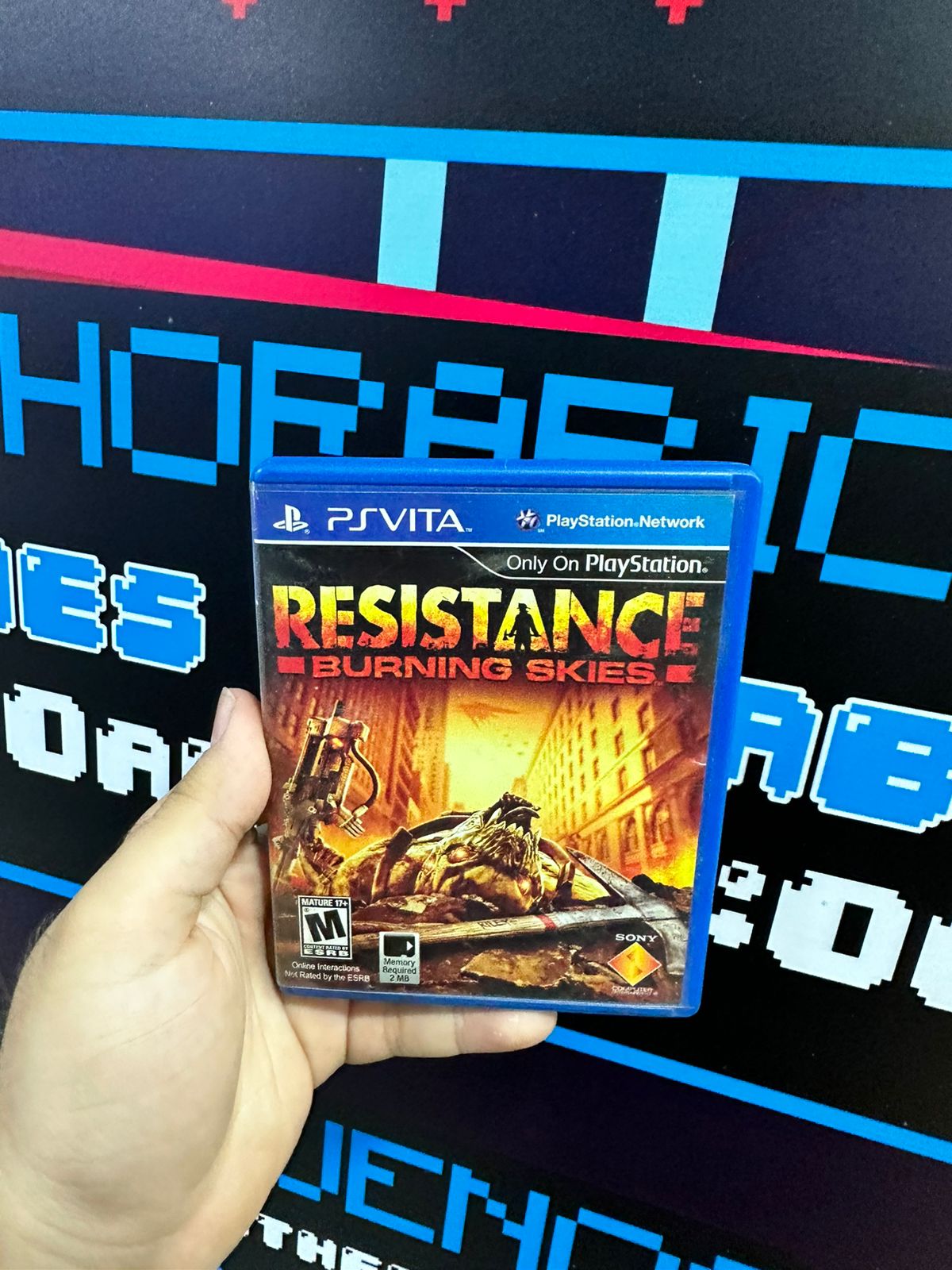 Psp Vita - Resistance Burning Skies