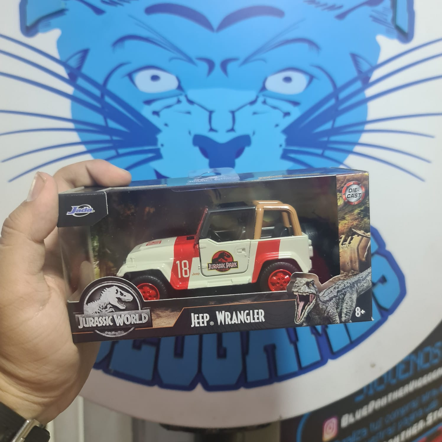 1-32 Jeep wrangler Jurasic park Jada toys