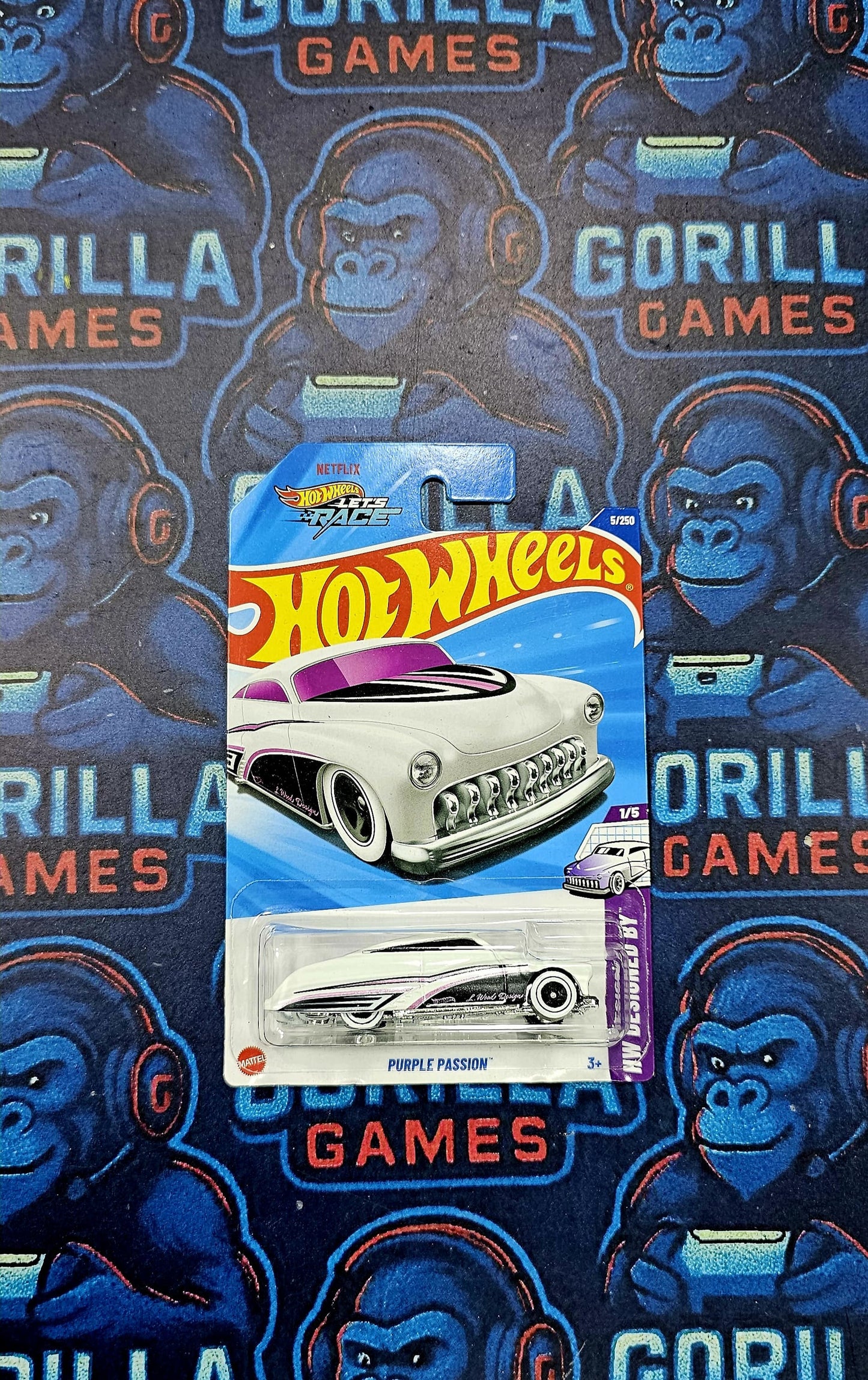 Hotwheels lets race - purple passion