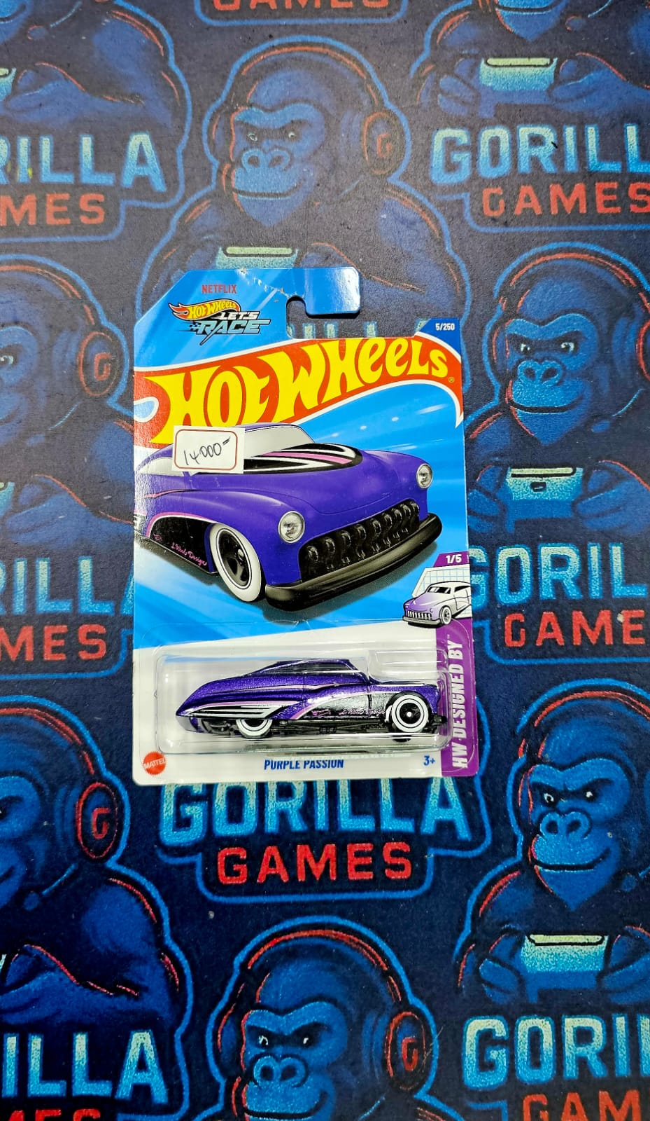Hotwheels lets race - purple passion