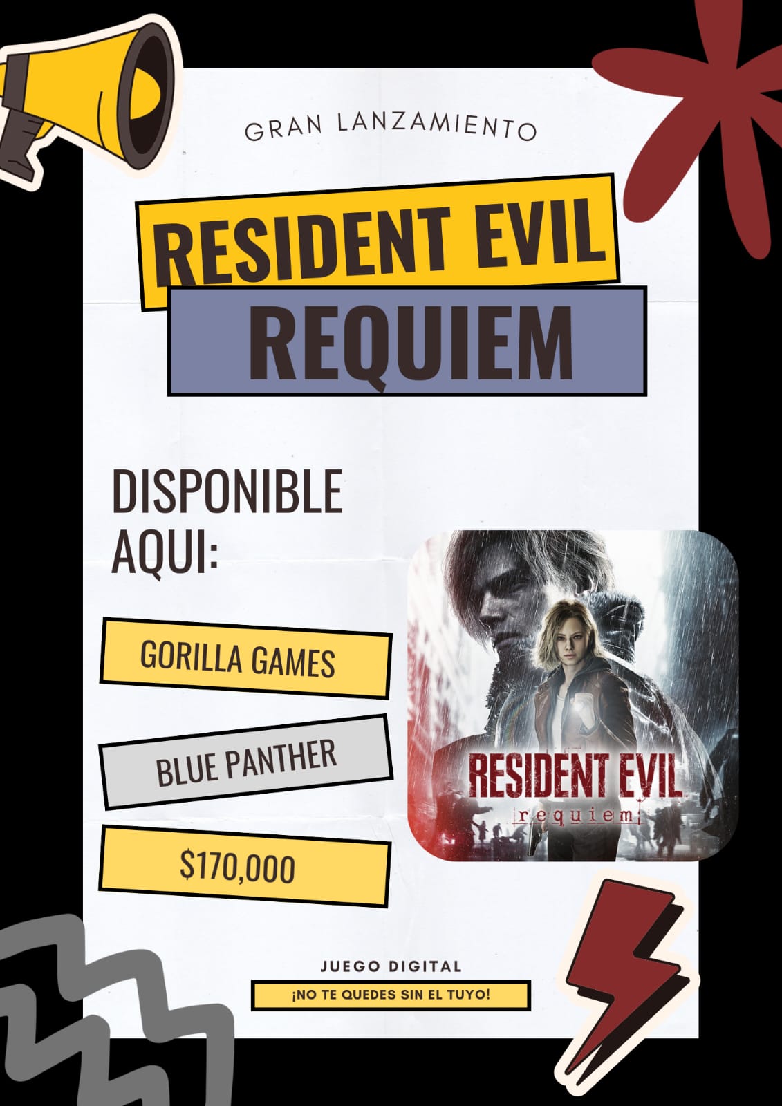 Resident Evil Requiem - juego digital ps5