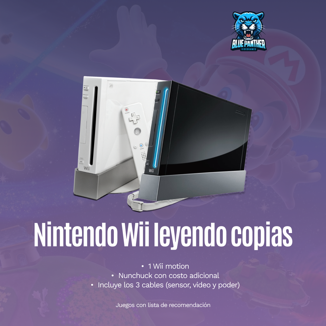 Nintendo Wii leyendo copias