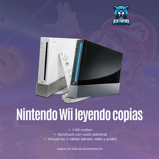 Nintendo Wii leyendo juegos grabados en disco