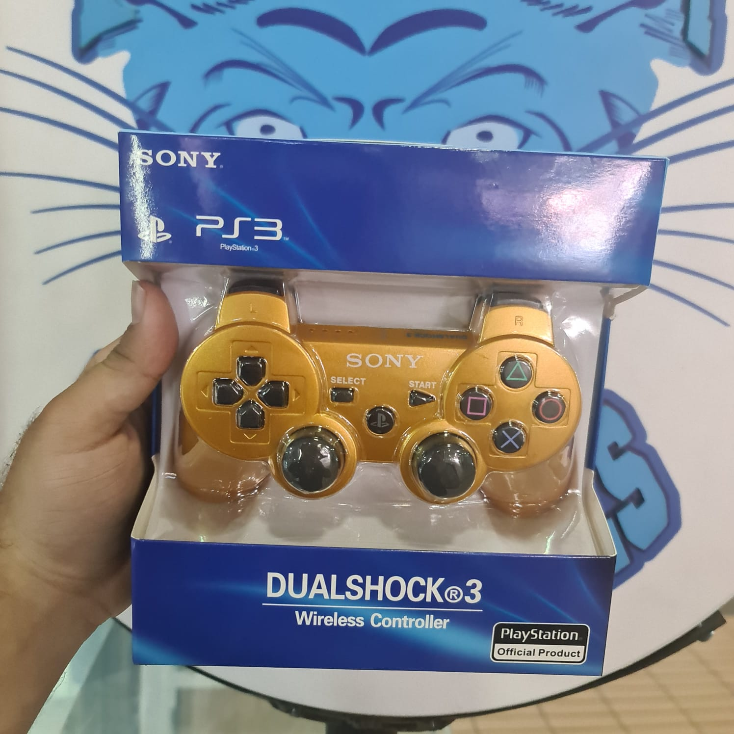 Mando Dual Shock 3 Dorado - PS3