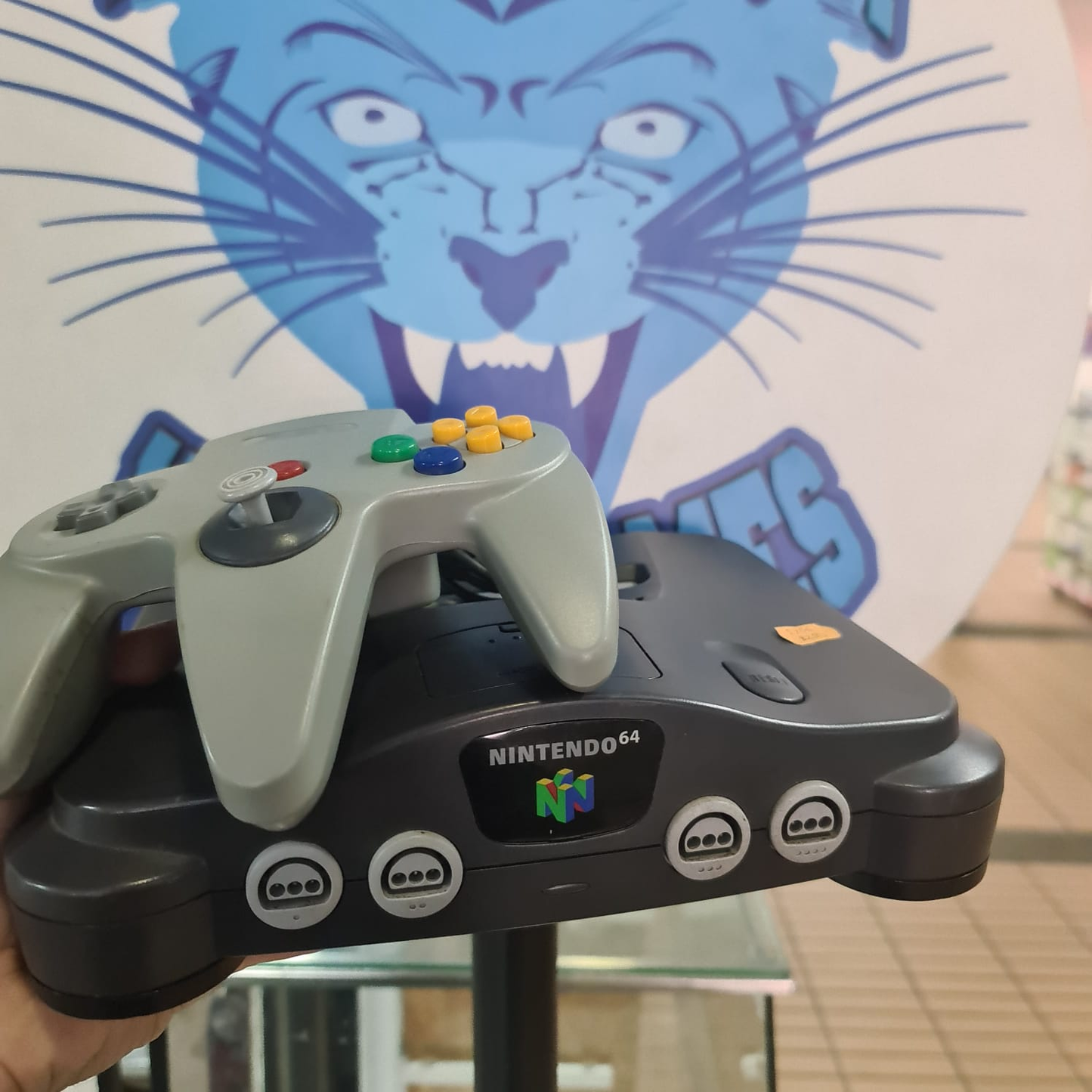 N64 1 Control Genérico Gris /Cables