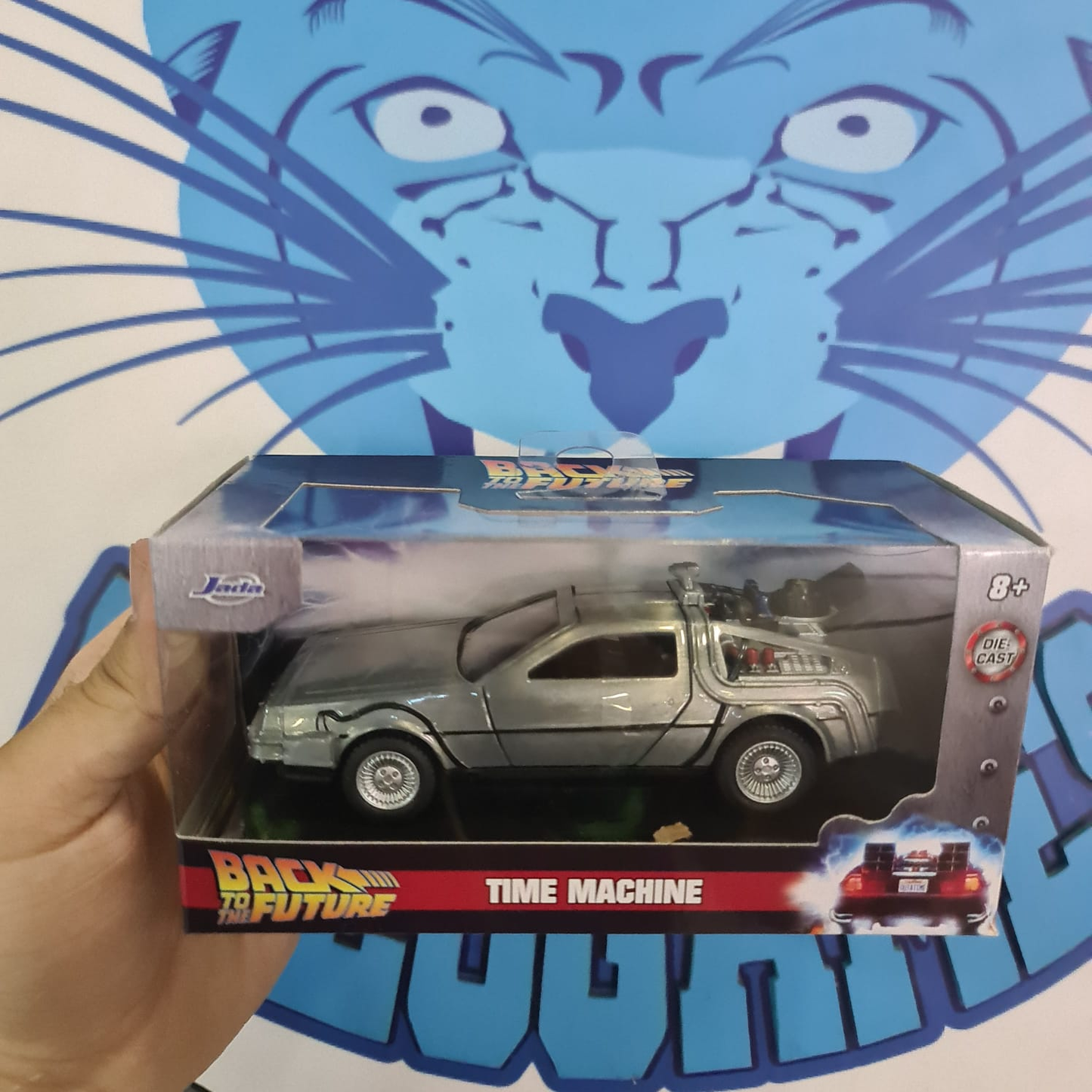 Carro jada toys 1/32 volver al futuro 1