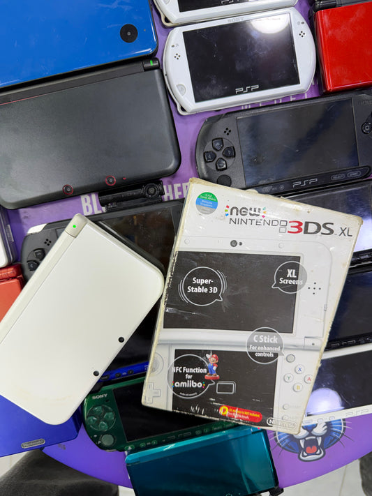 New 3ds xl white con caja con cargador