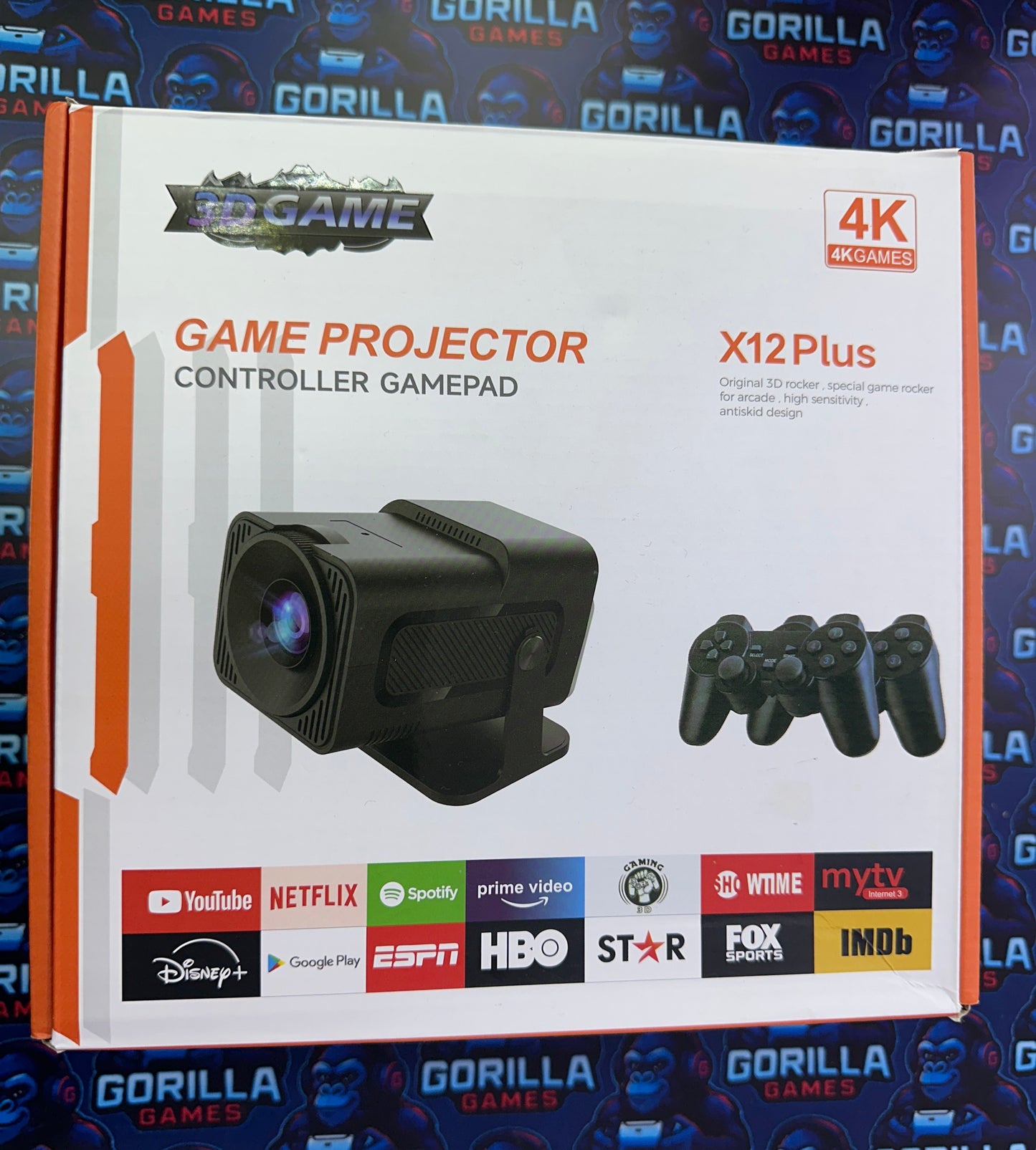Proyector con videojuegos