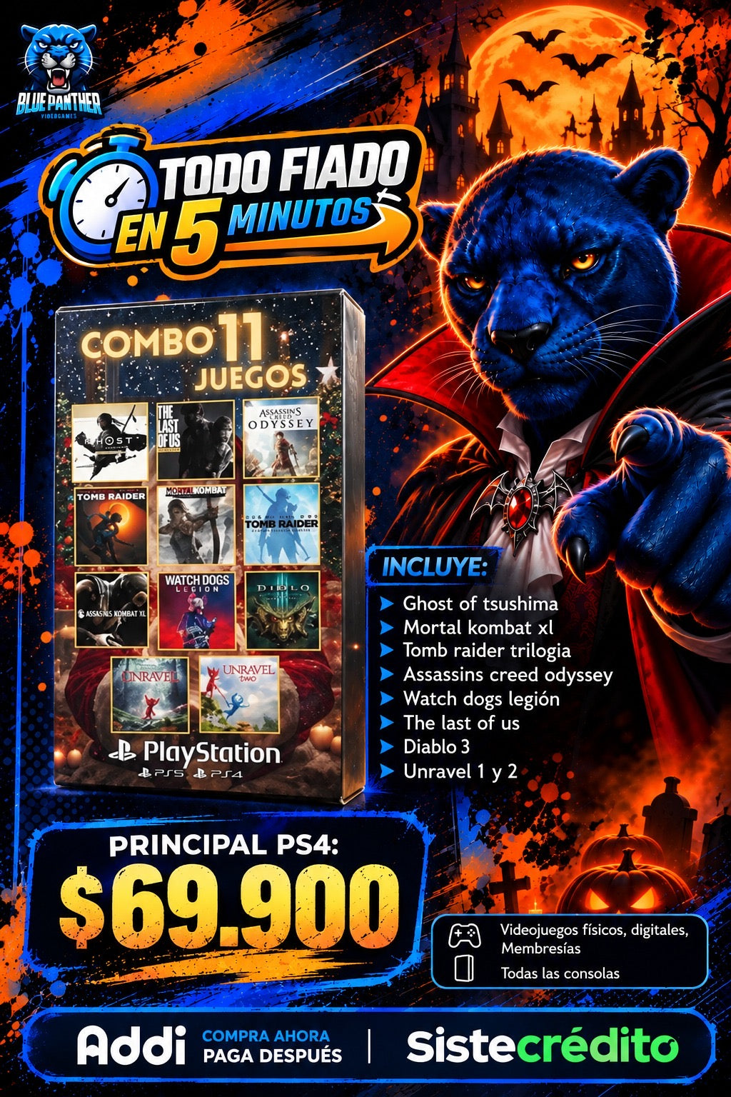 COMBO 11 JUEGOS DIGITALES PS4 | PRINCIPAL