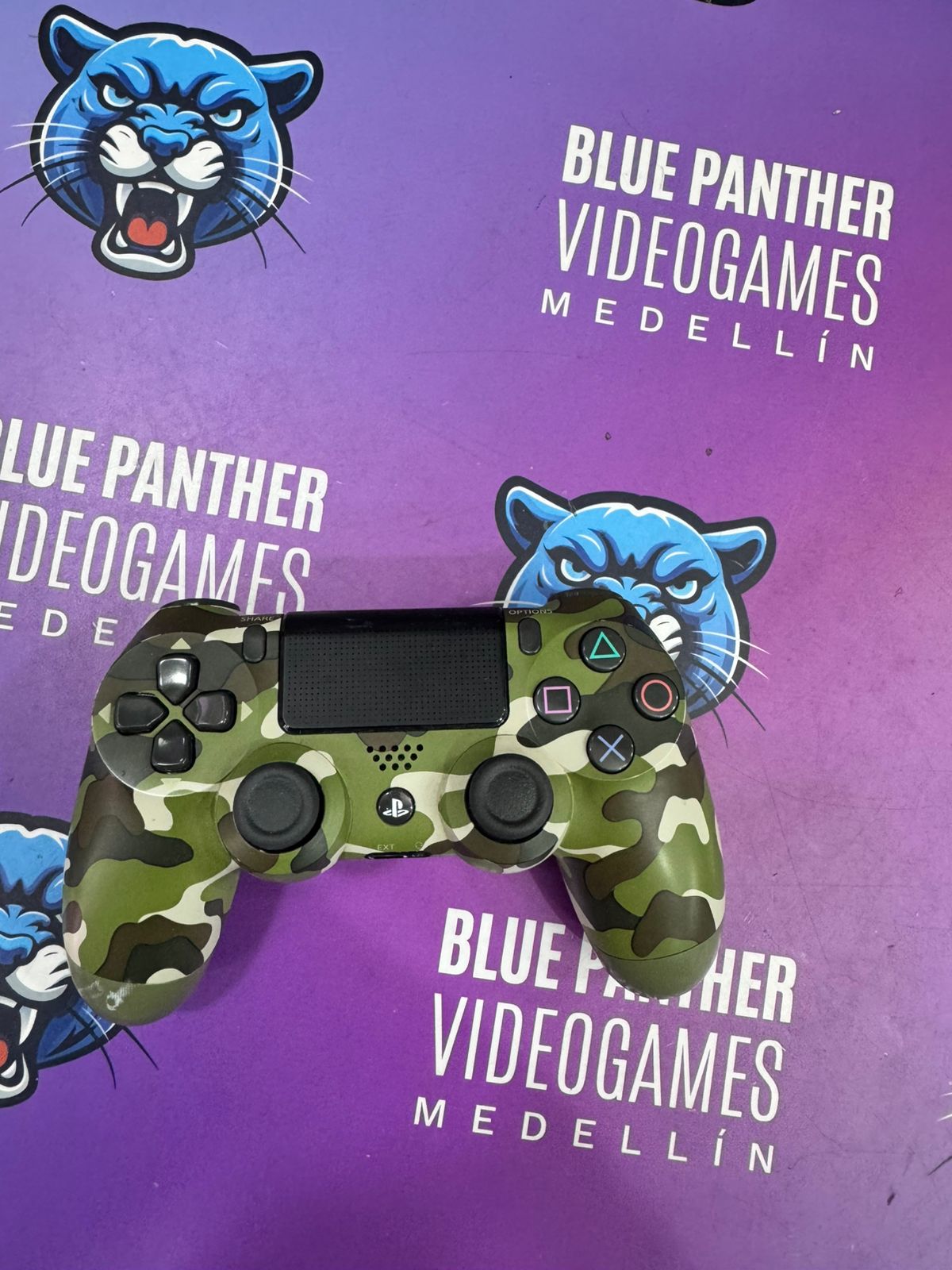 Control PS4 Verde Camuflado