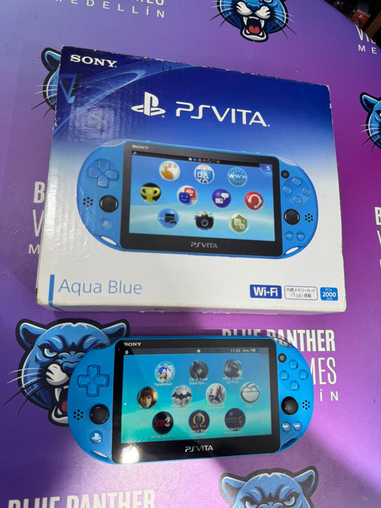 PS Vita Aqua Blue memoria 128GB