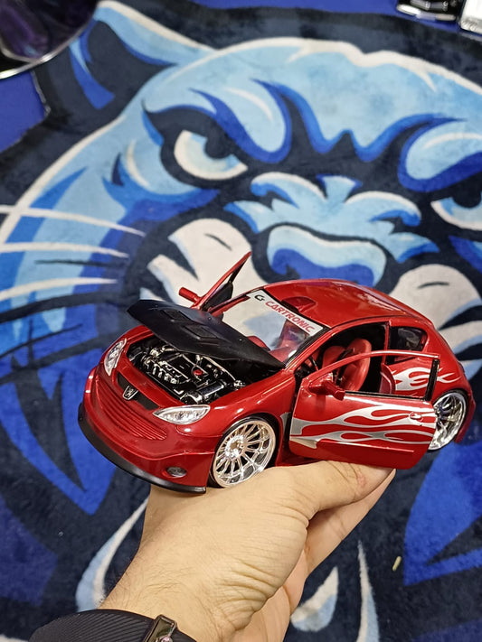 Peugeot 206 tuning Welly 1/24