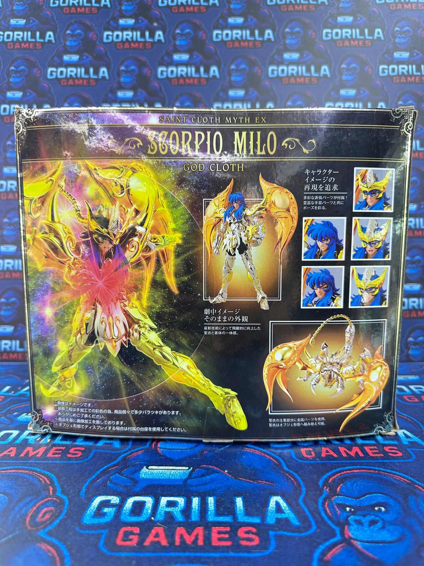 Milo de Scorpio Saint Cloth Myth Ex God Cloth usado