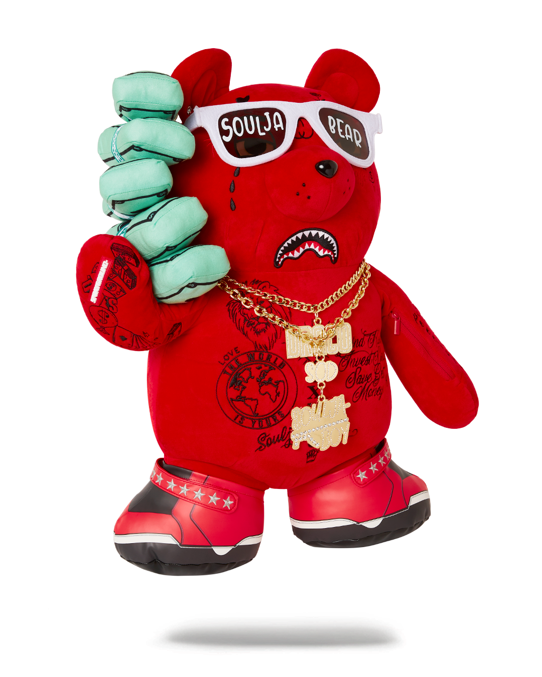 Oso Souljaa Bear Rojo - sprayground