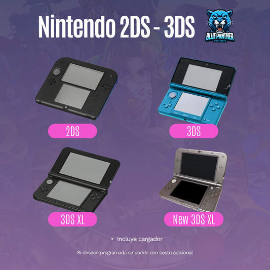 Nintendo 3DS Roja programada