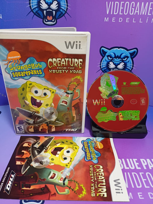 Spongebob Creatures From The Krusty Krab - Nintendo Wii