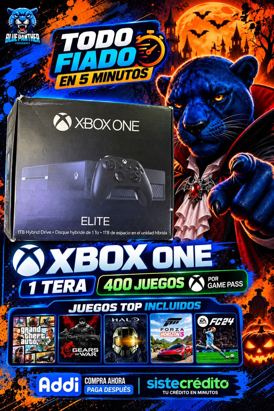 Xbox One Elite 1TB usada + 400 Juegos por Game Pass