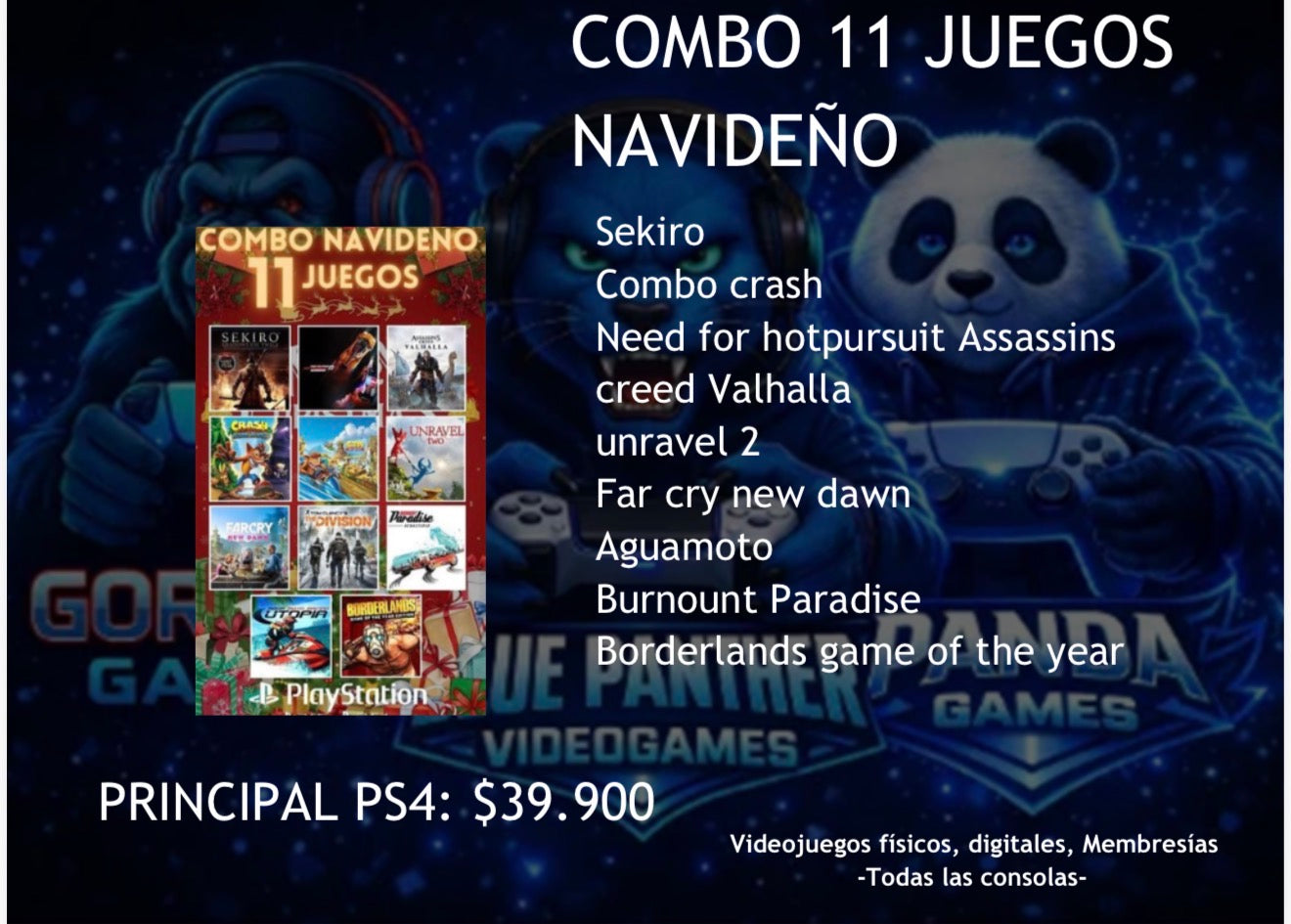 Combos Juegos  Digitales  ps4
