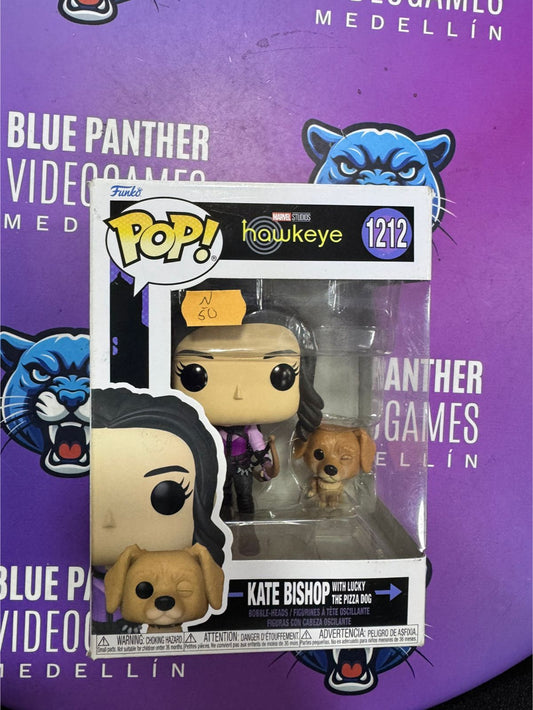 Funko Kate Bishop With Lucky The Pizza Dog