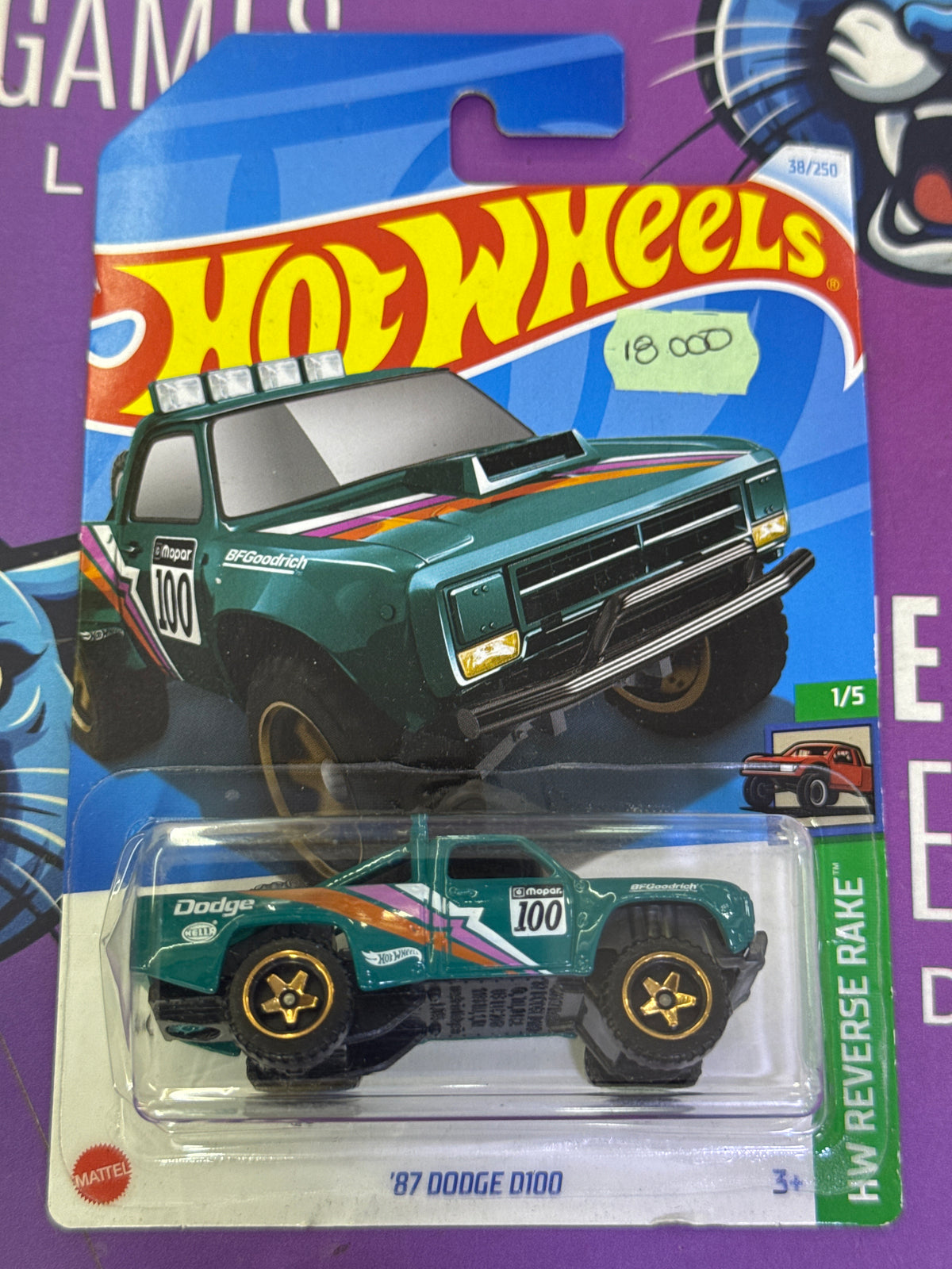87 dodge - hotwheels