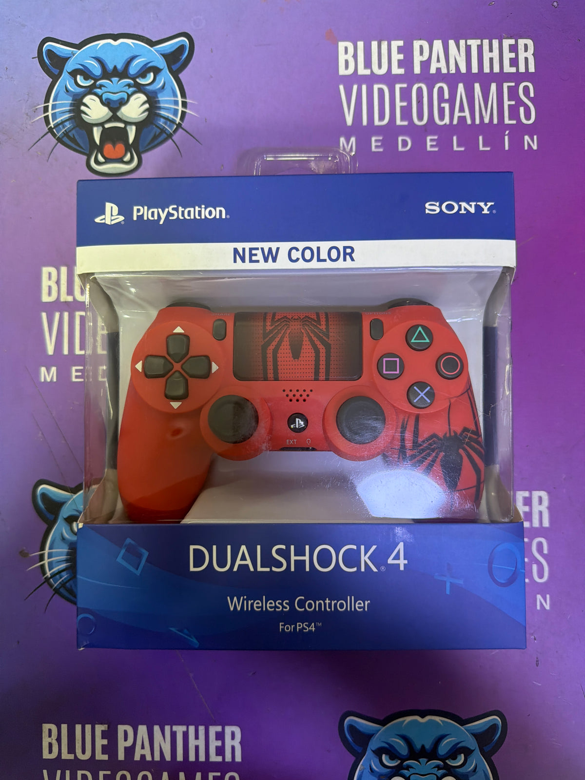 Control Genérico Rojo Araña 🕷️ Spiderman - PlayStation 4
