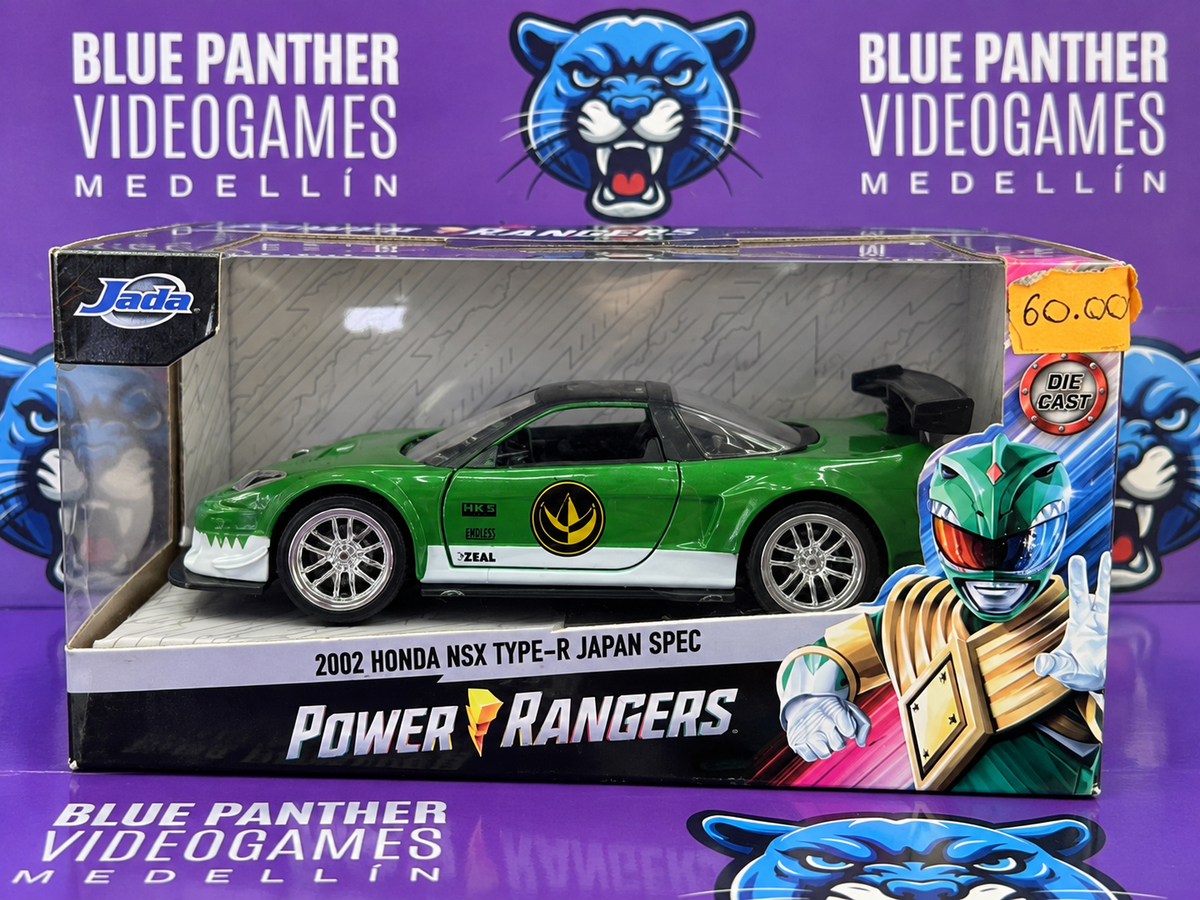 Power Rangers 2002 Honda NSX Type-R Japan Spec | Modelo Die-Cast Jada Toys escala 1/32
