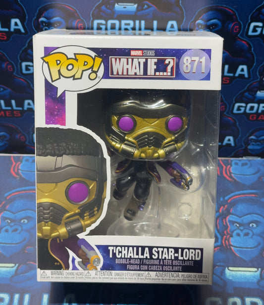 ￼ Funko pop Tchalla. Star lord