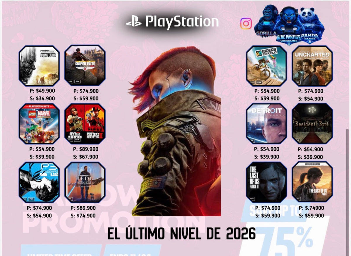 Catálogo Digital Blue Panther |Cada título tiene su precio individual · Consulta el valor directamente en la imagen | P Principal · S Secundaria